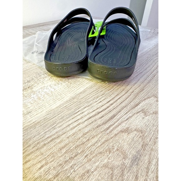 Crocs W/S7 Swiftwater Sandal Black Strappy Slide 203998- Brand New With Tags - Picture 3 of 7